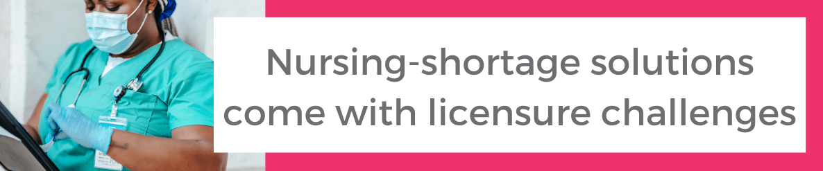Nursing-shortage solutions