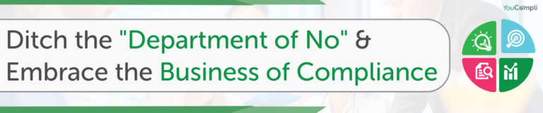 blog header business of compliance department of no